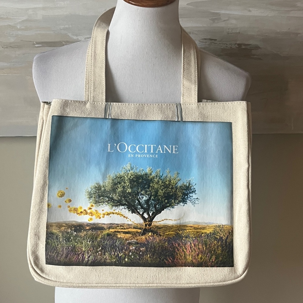 L'OCCITANE versatile, limited edition canvas tote - Picture 3 of 10
